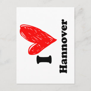 Ik hou van Hannover Briefkaart