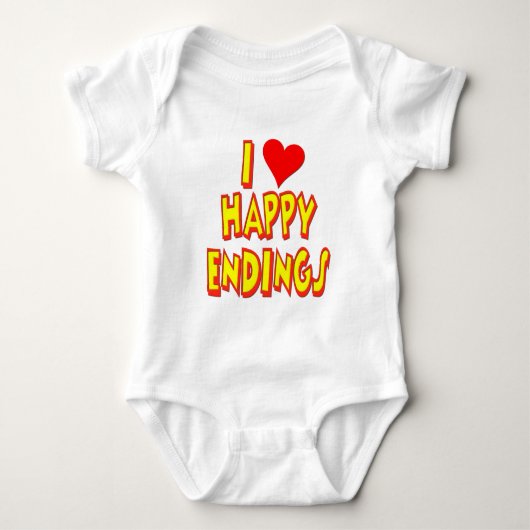 Ik hou van Happy Endings Romper (Voorkant)