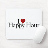 Ik hou van Happy Hour Muismat (Met muis)