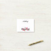 Ik hou van hardlopen post-it® notes (Op bureau)