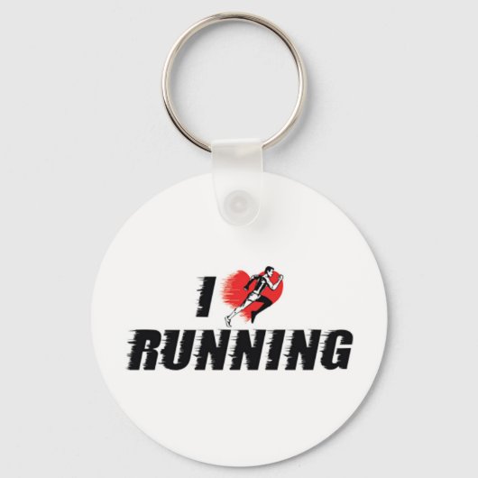Ik Hou Van Hardlopen Sleutelhanger (Voorkant)