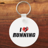 Ik Hou Van Hardlopen Sleutelhanger (Voorkant)