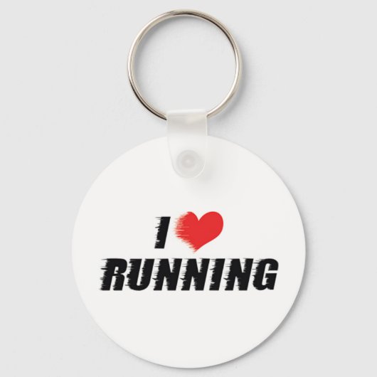 Ik Hou Van Hardlopen Sleutelhanger (Voorkant)