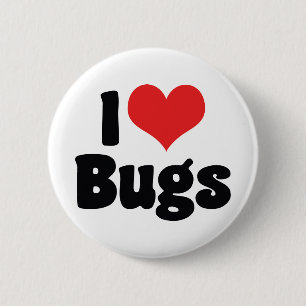 Ik hou van hart Bugs - Insecten Entomoloog Ronde Button 5,7 Cm
