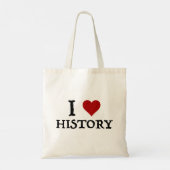 Ik hou van (hart)geschiedenis tote bag (Achterkant)