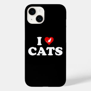 Ik hou van (hart)katten Case-Mate iPhone 14 hoesje