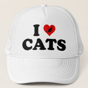 Ik hou van (hart)katten trucker pet