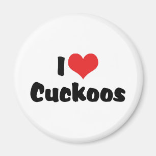 Ik hou van Hart Koekoeken - Koekoek Vogel Liefhebb Magneet
