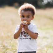 Ik hou van hart mijn mama aangepaste foto wit