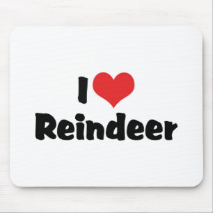 Ik hou van Hart Rendier Muismat