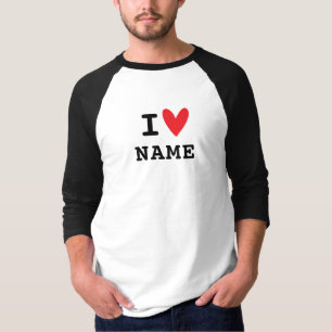 Ik hou van hart RETRO T-shirt