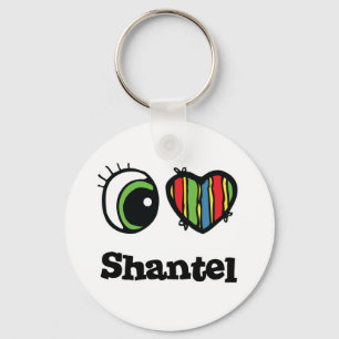 Ik hou van (Hart) Shantel Sleutelhanger