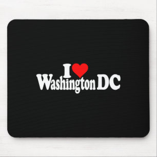 Ik hou van hart Washington Dc District Of Columbia Muismat