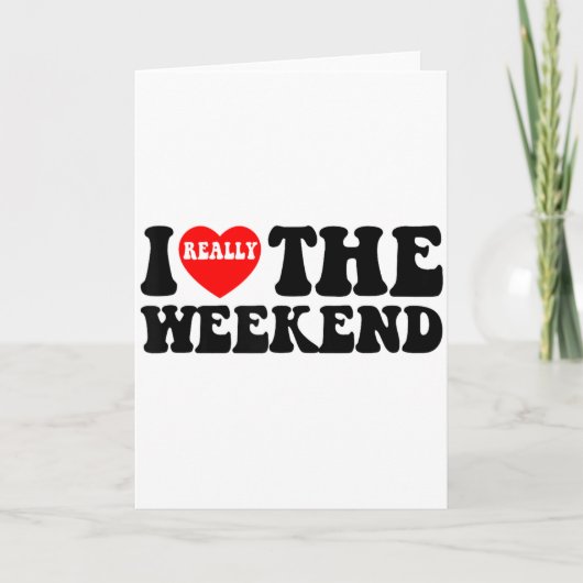 Ik Hou Van Hart Weekend Grappige Camping Koppel Ca Kaart (Voorkant)