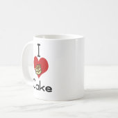 Ik hou van harteloek koffiemok (Voorkant links)
