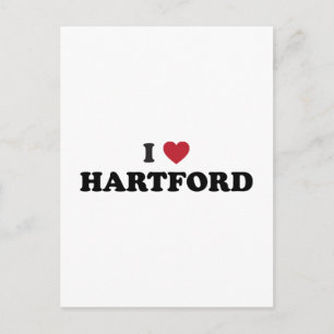 Ik hou van Hartford Connecticut Briefkaart