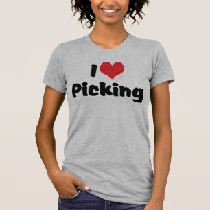 Ik hou van hartjes plukken - Oude rommelverzamelaa T-shirt
