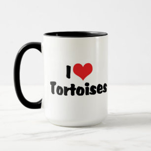 Ik hou van hartschildpadden - Schildpadliefhebber Mok