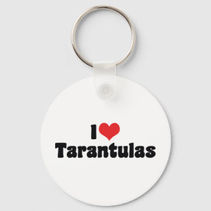 Ik hou van hartspinnen sleutelhanger