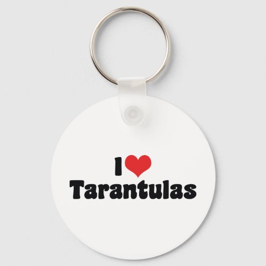 Ik hou van hartspinnen sleutelhanger (Voorkant)