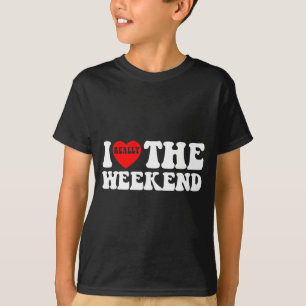 Ik hou van hartweekend grappige camping koppel cad t-shirt