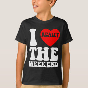 Ik hou van hartweekend grappige camping koppel cad t-shirt