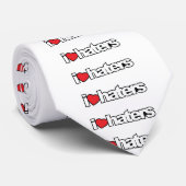 IK HOU VAN HATERS STROPDAS (Opgerold)