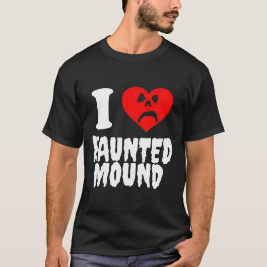 Ik hou van haunted Mound Essential T-Shirt (Voorkant)