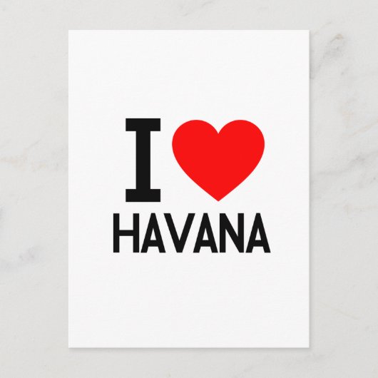 Ik hou van Havana Briefkaart (Voorkant)