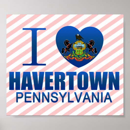 Ik hou van Havertown, PA Poster (Voorkant)