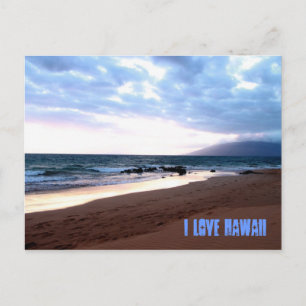 Ik hou van Hawaii briefkaart