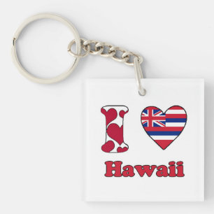 Ik hou van Hawaii Sleutelhanger