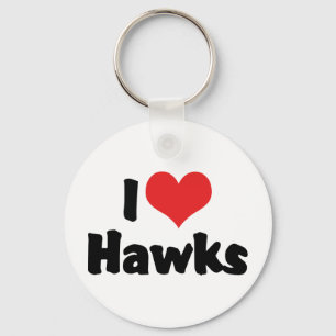 Ik hou van Heart Hawks Sleutelhanger