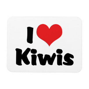 Ik hou van Heart Kiwis - Kiwi Vogelliefhebber Magneet
