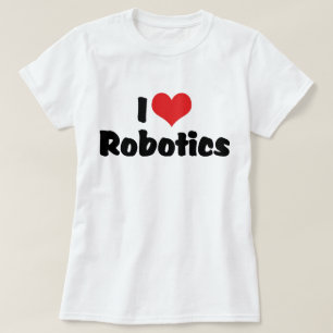 Ik hou van Heart Robotics - Robotliefhebber T-shirt