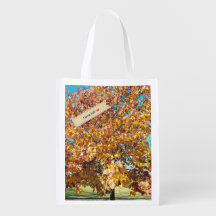 Ik hou van Herfst herbruikbaar Tas