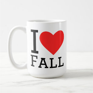 Ik hou van herfst koffiemok