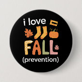 Ik hou van Herfst voorkomen Ronde Button 7,6 Cm (Voorkant)