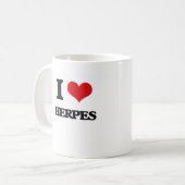Ik hou van Herpes Koffiemok (Voorkant links)