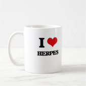 Ik hou van Herpes Koffiemok (Links)