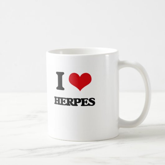 Ik hou van Herpes Koffiemok (Rechts)