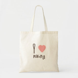 Ik hou van het bakken van Eco Shopping Bag Tote Bag