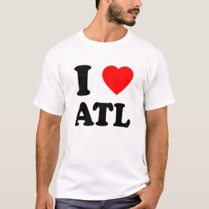 Ik hou van het hart cool Atlanta T-shirt