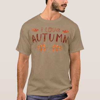 Ik hou van het Inspirerend najaarscitaat voor posi T-shirt