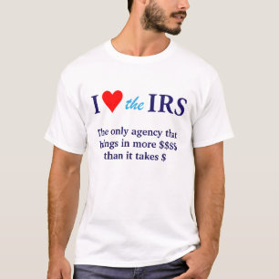 Ik hou van het IRS T-shirt