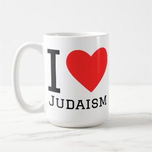 Ik hou van het jodendom koffiemok