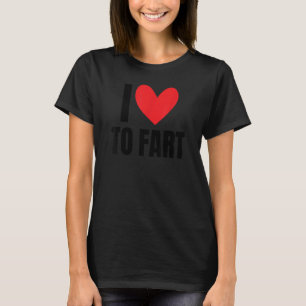 Ik hou van het kunstboerengeluid Hilarious Joke Ga T-shirt