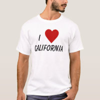 Ik hou van het shirt van een Californische vrouw