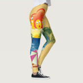 Ik hou van het strand in de zomer leggings (Rechts)