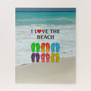 Ik hou van het strand, legpuzzel